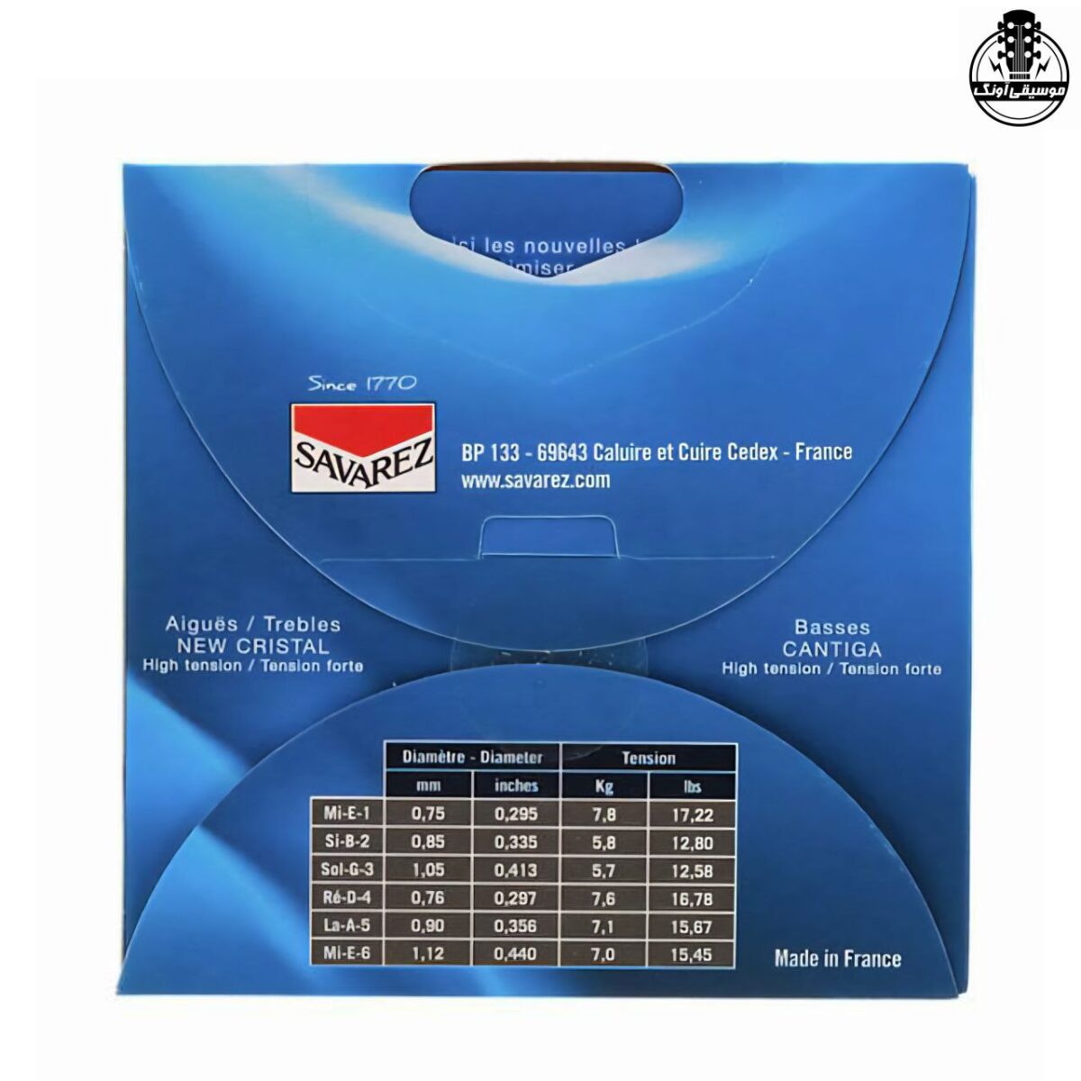 سیم گیتار ساوارز 510cj - تصویر 2