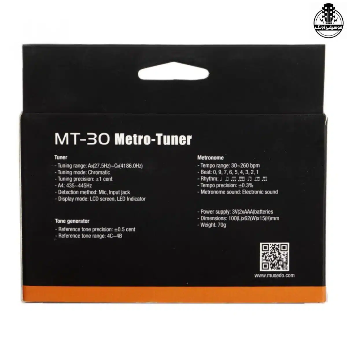 تیونر-مترونوم Musedo-MT30 - تصویر 2