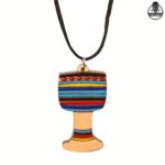 گردنبند چوبی تنبک