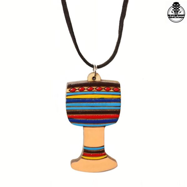 گردنبند چوبی تنبک